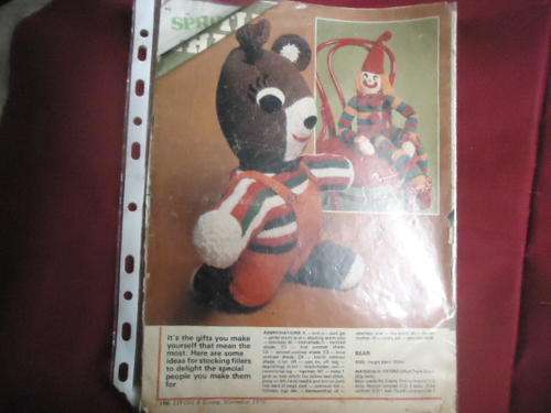 SELECTION OF PATTERNS FOR -DOLL'S CLOTHES X 2+ KNITTED TOYS AND GIFTS FOR MEN