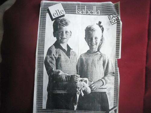 ELLE PATTERN - SIZES 52 - 57 CM, 62 - 67 CM AND 72 - 77 CM - ROUND AND X NECK JERSEYS