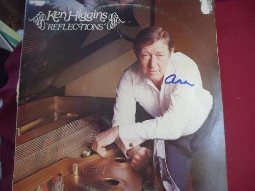 KEN HIGGINS "REFLECTIONS" 1981 PLUM STEREO LP IN V/GOOD CONDITION