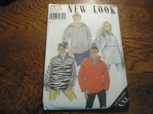 NEW LOOK PATTERNS 6572 - 6 SIZES IN ONE - SMALL TO DOUBLE EXTRA LARGE - NO SEWING INSTRUCTIONS