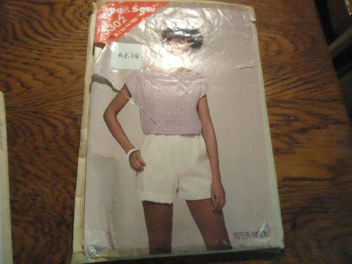 BUTTERICK "See and Sew" PATTERNS 5302-  SIZE B = 14 + 16 + 18- COMPLETE AND IN A BROWN ENVELOPE