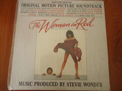 STEVIE WONDER  "LADY IN RED-SOUNDTRACK" - 1984 WARNER STEREO GATEFOLD LP  - NUMBER TCM 5460