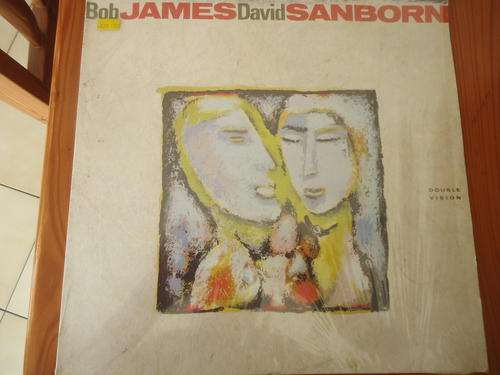 BOB JAMES/DAVID SANBORN "DOUBLE VISION" FRENCH IMPORT 1986 WARNER STEREO LP+SHRINK NUMBER 925393-1