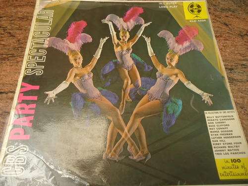 16 2/3 RPM  RECORD - "CBS PARTY SPECTACULAR" KLD 4504 -  16 2/3 RPM RECORD