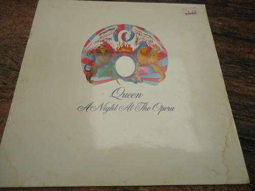 QUEEN "A NIGHT AT THE OPERA" 1975 EMI STEREO GATEFOLD LP -+ INNER SLEEVE AND 4 PAGE BROCHURE