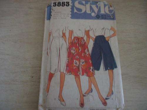 STYLE PATTERNS 3853 - SIZE O + 12 + 14 + 16COMPLETE