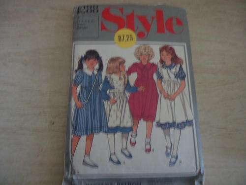 STYLE PATTERNS 428/8- CHILD SIZE N 4 + 5 + 6 COMPLETE