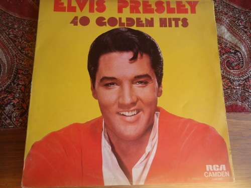ELVIS PRESLEY "40 GOLDEN HITS" 1976 RCA VICTOR DOUBLE STEREO GATEFOLD LP SET
