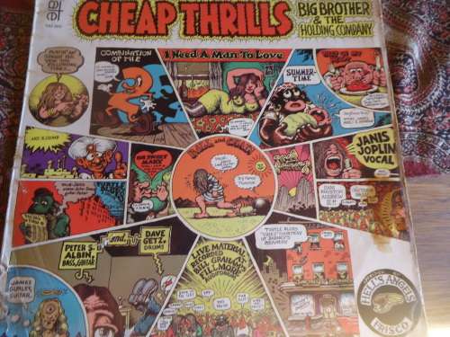 JANIS JOPLIN "CHEAP THRILLS - BIG BROTHER AND THE HOLDING CO" 1968 DATE STEREO LP