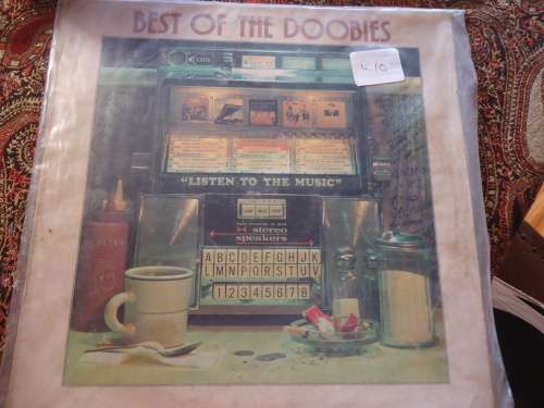 DOOBIES - 'BEST OF THE DOOBIES"  1976 WARNER BROS STEREO LP + PLASTIC COVER
