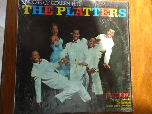 "ENCORE OF GOLDEN HITS - THE PLATTERS"- 1987 MERCURY STEREO LP + SHRINKWRAP - VERY CLEAN COPY
