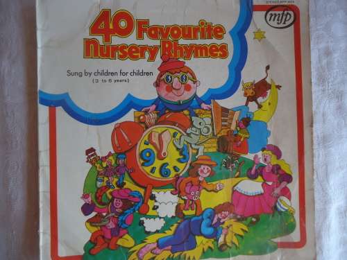 40 FAVOURITE NURSERY RHYMES FOR CHILDREN 3 - 6 YRS1974  STEREO MFP LP