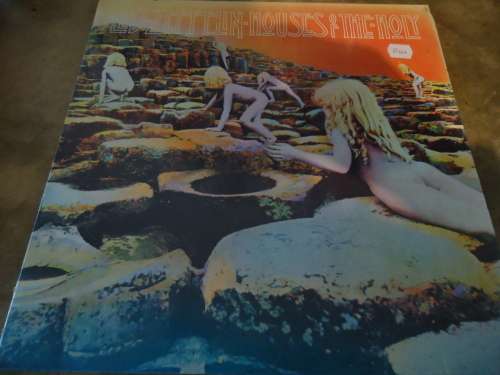 LED ZEPPLIN "HOUSES OF THE HOLY" 1973 ATLANTIC STEREO GATEFOLD LP WITH A LYRIC SHEET - VERY CLEAN