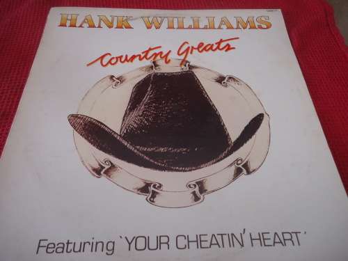 HANK WILLIAMS - COUNTRY GREATS" 1981 POLYDOR STEREO LP