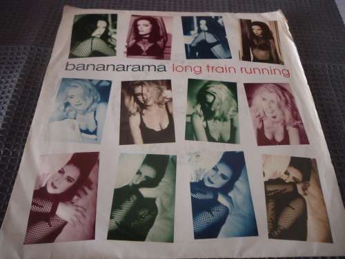 BANANARAMA PICTURE SLEEVE "LONG TRAIN RUNNING" UK IMPORT 1991 LONDON SEVEN SINGLE