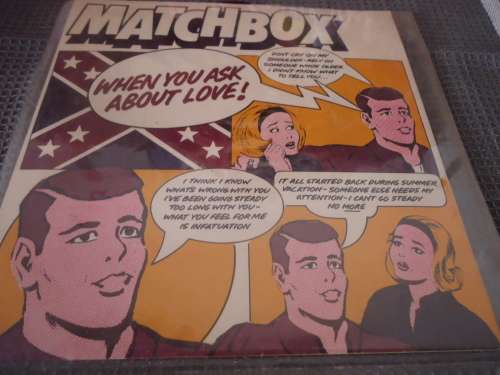 MATCHBOX PICTURE SLEEVE "WHEN YOU ASK ABOUT LOVE B/W YOU'RE MADE A FOOL " UK IMPORT MAGNET 7 SINGLE