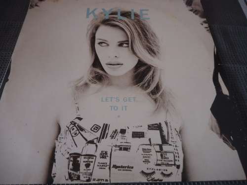 KYLIE  "LET'S GET TO IT"-  1991 PWL STEREO LP + PRESS RELEASE