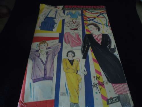 STITCHWITCH PATTERNS M401 "THE VERSATILE "V" SIZES: 6 - 22