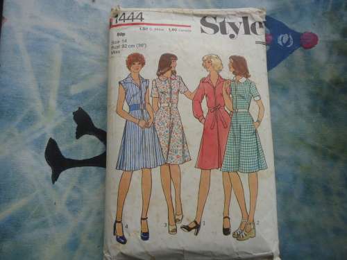 STYLE PATTERNS 1444 MISS SIZE  14 BUST 36" 92 CM COMPLETE