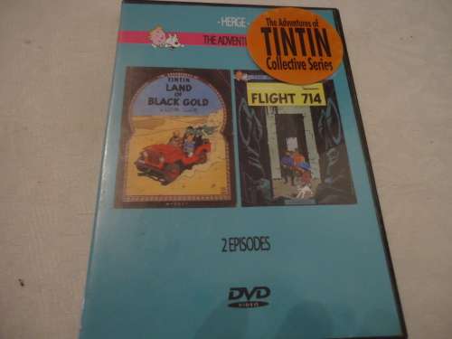 THE ADVENTURES OF TINTIN "LAND OF BLACK GOLD + FLIGHT 714 - HERGE