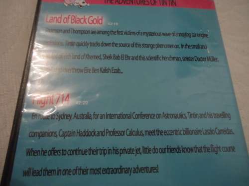 THE ADVENTURES OF TINTIN "LAND OF BLACK GOLD + FLIGHT 714 - HERGE