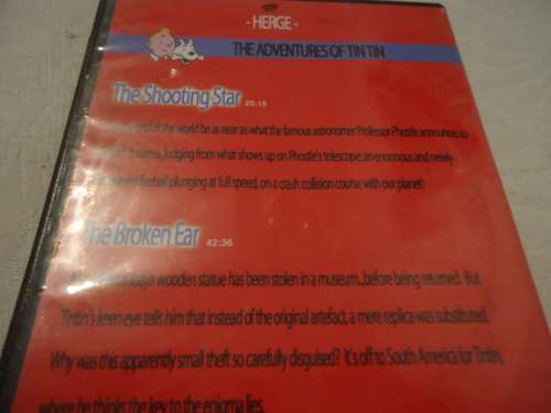 THE ADVENTURES OF TINTIN "THE SHOOTING STAR + THE BROKEN EAR" - HERGE