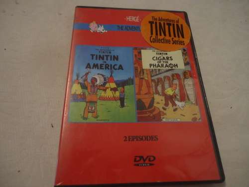 THE ADVENTURES OF TINTIN "TINTIN IN AMERICA + CIGARS OF THE PHARAOH" - HERGE
