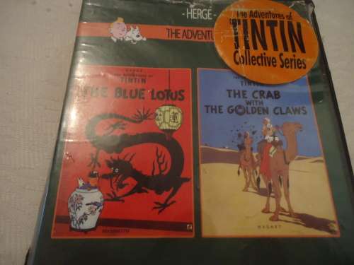 THE ADVENTURES OF TINTIN "THE BLUE LOTUS + THE CRAB WITH THE GOLDEN CLAWS" - HERGE