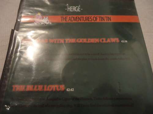 THE ADVENTURES OF TINTIN "THE BLUE LOTUS + THE CRAB WITH THE GOLDEN CLAWS" - HERGE