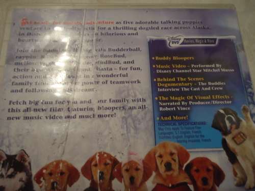 DISNEY "SNOW BUDDIES"  DVD - 83.53 MINUTES
