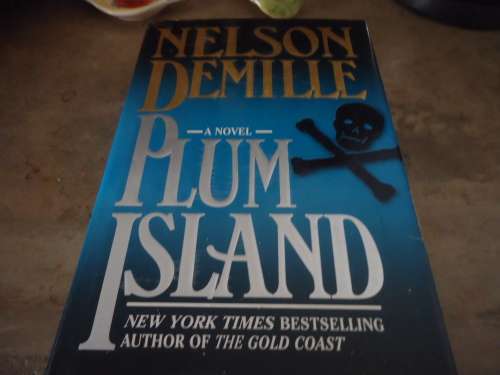 NELSON DE MILLE - "PLUM ISLAND" LARGE HARD COVER WITH DUST COVER