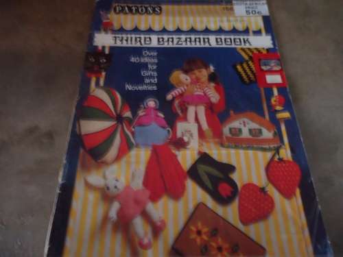 PATONS THIRD BAZAAR NO 156 -  OVER 40 IDEAS FOR GIFTS TO KNIT AND CROCHET - 40 PAGES