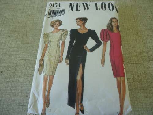 NEW LOOK PATTERNS 6154- 6 SIZES IN ONE -  8 - 18 - COMPLETE AND UNCUT
