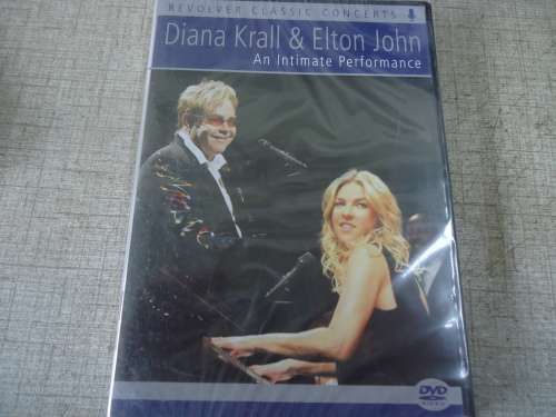 DIANA KRALL AND ELTON JOHN - AN INTIMATE PERFORMANCE  -  SEALED DVD - 50 MINUTES