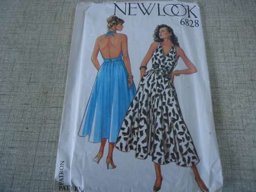 NEW LOOK PATTERNS 6828-  SIZE 6 SIZES IN ONE -  8 - 18  - COMPLETE