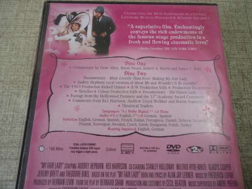 MY FAIR LADY -  2 DISC DVD EDITION - 166 MINUTES