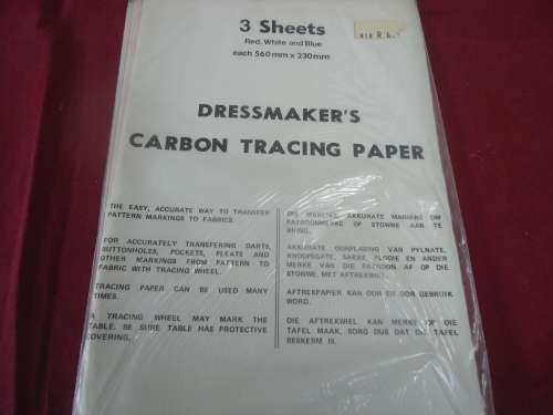 DRESSMAKER'S CARBON TRACING PAPER -  SHEETS PLUS SOME EXTRA PIECES