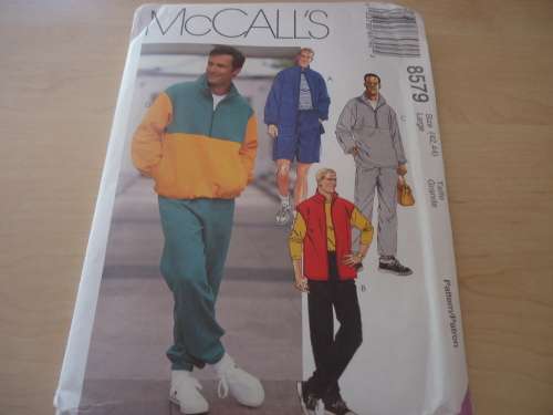 McCALL'S PATTERN 8579 SIZE LARGE  = 42 7 44 - COMPLETE AND UNCUT
