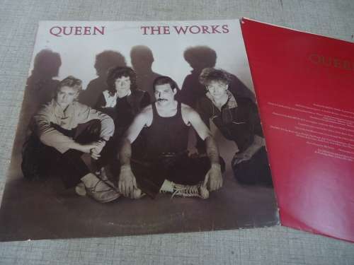 QUEEN - THE WORKS  - 1984 EMI STEREO LP + INNER SLEEVE