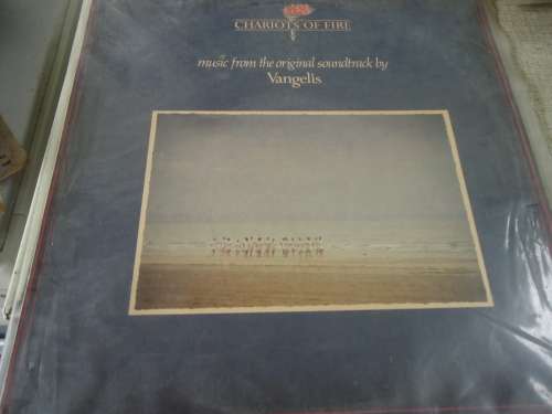 SOUNDTRACK - CHARIOTS OF FIRE - VANGELIS - 1981 POLYDOR STEREO LP + PLASTIC COVER