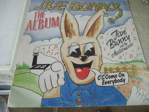 JIVE BUNNY - THE ALBUM - 1989 C.S.R.STEREO LP + LYRIC SHEET