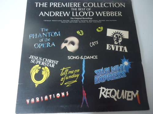 ANDREW LLOYD WEBBER - THE PREMIERE COLLECTION-THE BEST OF-1988  REALLY USEFUL GATEFOLD LP