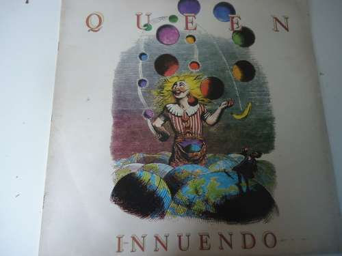 QUEEN - INNUENDO  - 1991 EMI STEREO LP + INNER SLEEVE