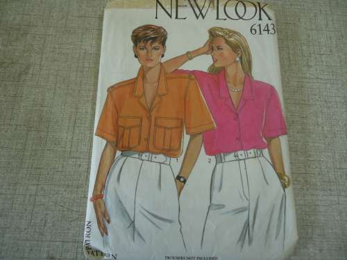 NEW LOOK PATTERNS 6143 -6 SIZES IN ONE - 8 - 18 - COMPLETE