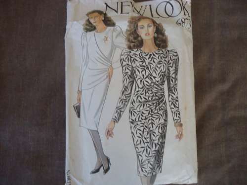 NEW LOOK PATTERNS 6873- 6 SIZES IN ONE a=  8 - 18 - COMPLETE