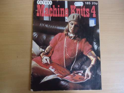 PATONS NO. 185 - MACHINE KNITS 4  - 40 PAGES A4 SIZE