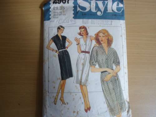 STYLE PATTERNS 2967  MISS SIZE 16 BUST 97 cm  - COMPLETE