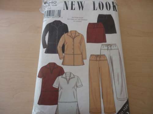 NEW LOOK PATTERNS 6840 7 SIZES IN ONE - 10 - 22 - COMPLETE