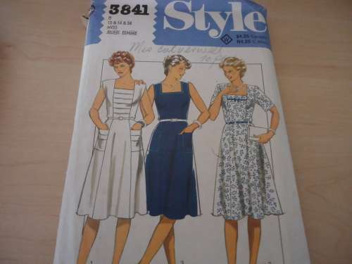 STYLE PATTERNS 3841- SIZE 12 + 14 + 16 COMPLETE