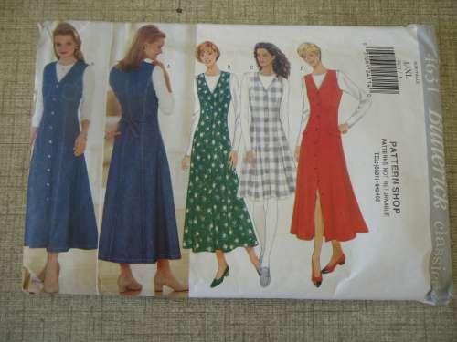 BUTTERICK PATTERN 4631 - SIZES  L- XL -COMPLETE AND UNCUT